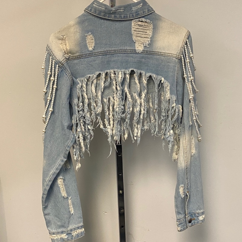 Hot & Delicious Light Blue Denim Jacket - Picture 3 of 3
